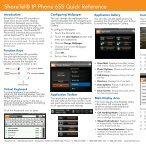 ShoreTel IP 655 Quick Reference