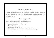 Heltals-Aritmetik