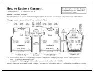 How to Resize a Garment