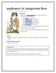 amikomo3-34 Amigurumi Bear