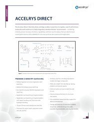 Accelrys Direct Overview Datasheet