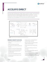 Materials Studio Overview Datasheet - Accelrys