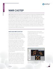 Datasheet: NMR CASTEP - Accelrys