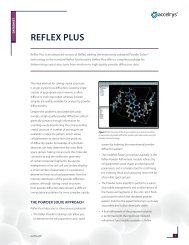 Read the Reflex Plus Datasheet - Accelrys