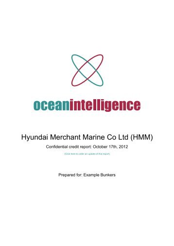 Hyundai Merchant Marine Co Ltd (HMM)