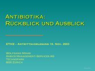 Antrittsvorlesung vom 19. November 2003 zum Thema Antibiotika