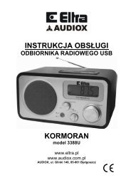 KORMORAN instrukcja obs?ugi - Eltra