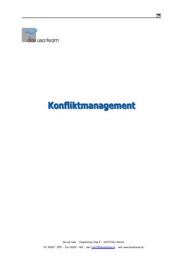 Konfliktmanagement - Peter Lohoff