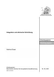 Integration und ethnische Schichtung