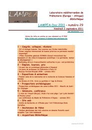 LAMPEA-Doc 2011 – numéro 29 - Aix-Marseille I