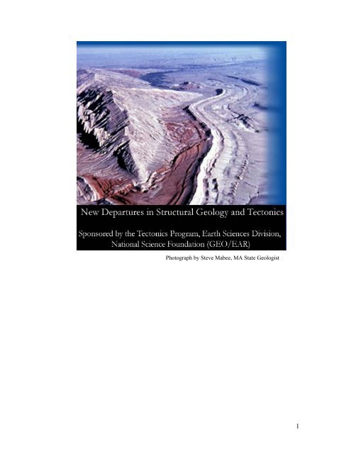 New Departures in Structural Geology and Tectonics