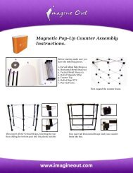 Magnetic Pop-Up Counter Assembly Instructions.