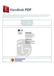 Bruker manual LG F1622GD - HANDBOK PDF