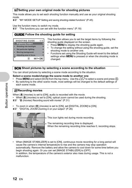 SP-550UZ Advanced manual in PDF - biofos.com