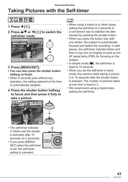 DMC-LS70 DMC-LS60 - Operating Manuals for Panasonic Products ...