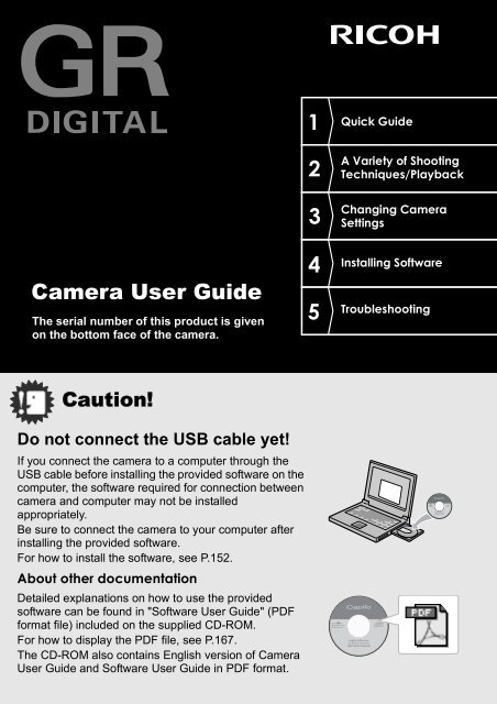 GR DIGITAL Camera User Guide