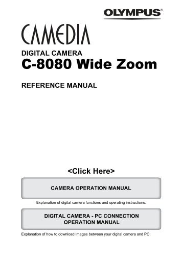 C-8080 Wide Zoom INSTRUCTION MANUAL