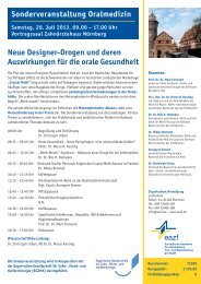 Neue Designer-Drogen und deren Auswirkungen für die orale ... - eazf