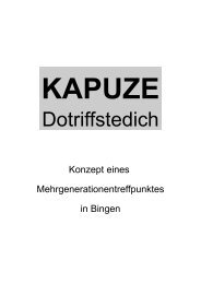 Konzept der Kapuze - FeG Bingen