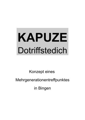 Konzept der Kapuze - FeG Bingen