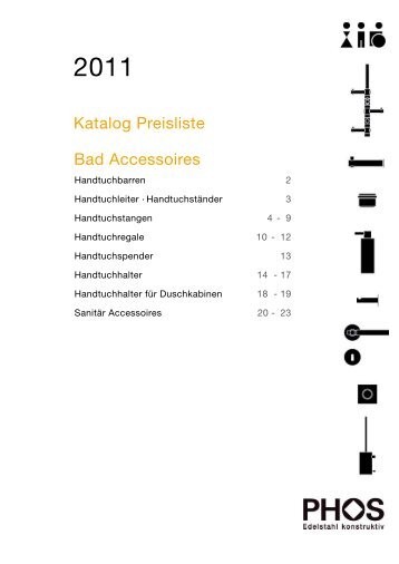 PHOS Edelstahl Bad Accessoires - forhouse.de