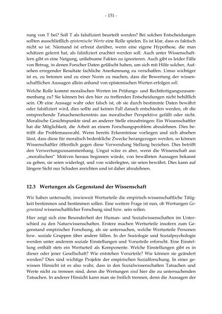 Wissenschaftsphilosophie der Sozialwissenschaften - Open ...