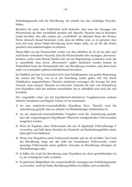 Wissenschaftsphilosophie der Sozialwissenschaften - Open ...