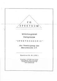 SPEKTRUM Nr. 10 - FG - Spektroskopie