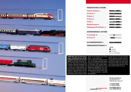 PRÄSENTATIONS-SYSTEME AUFBEWAHRUNGS ... - Trains service