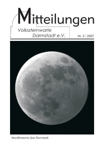 Astronomischer Kalender - Volkssternwarte