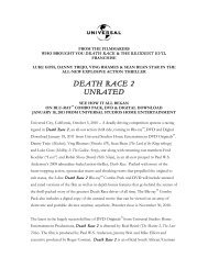 DEATH RACE 2 UNRATED - Master Collector ONLINE