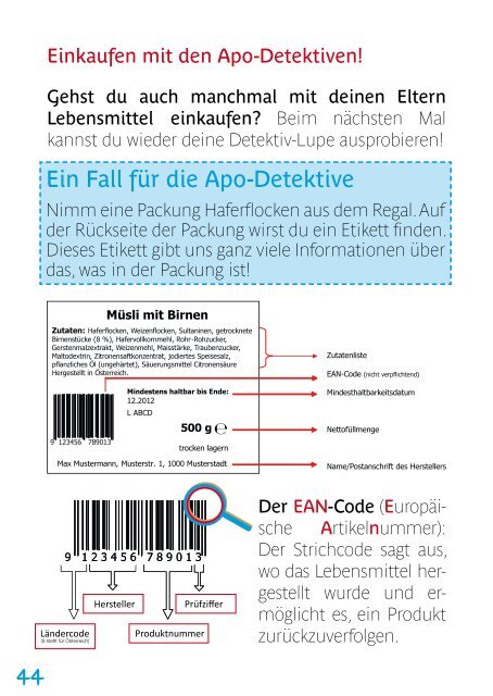 HANDBUCH APO- DETEKTIV-