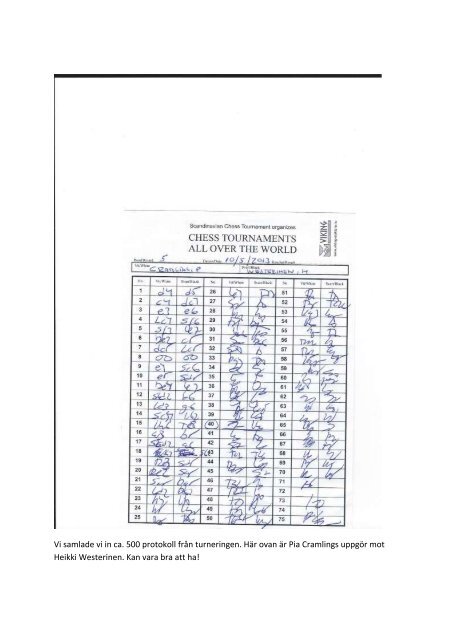 Infobrev (136) till Täby SK:s medlemmar - Glocalnet