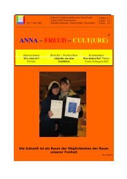 ANNA â FREUD â CULT(URE) - Anna-Freud-Oberschule