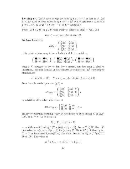 Noter til Geometri 1