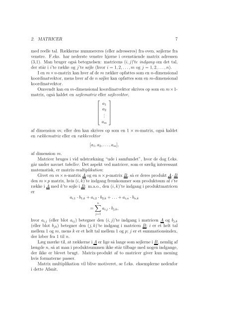 Lineær Algebra Differentialligninger