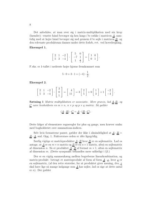 Lineær Algebra Differentialligninger