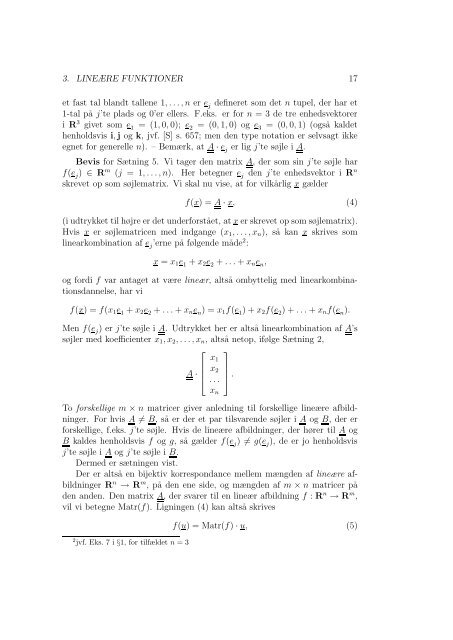 Lineær Algebra Differentialligninger