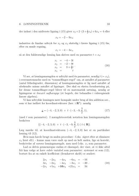 Lineær Algebra Differentialligninger