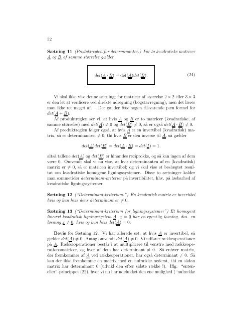 Lineær Algebra Differentialligninger