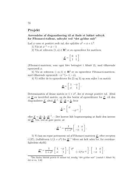 Lineær Algebra Differentialligninger