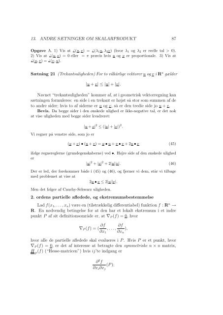 Lineær Algebra Differentialligninger