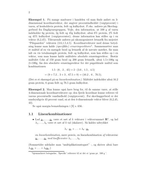 Lineær Algebra Differentialligninger