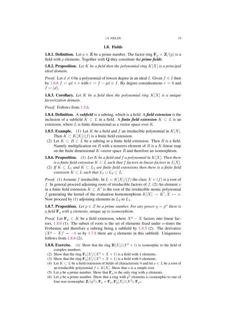 Commutative algebra - Department of Mathematical Sciences - old ...