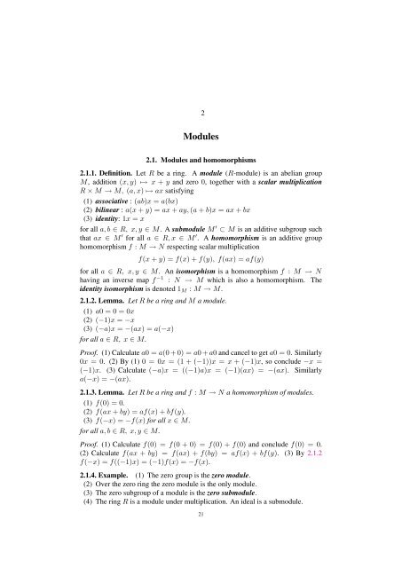 Commutative algebra - Department of Mathematical Sciences - old ...