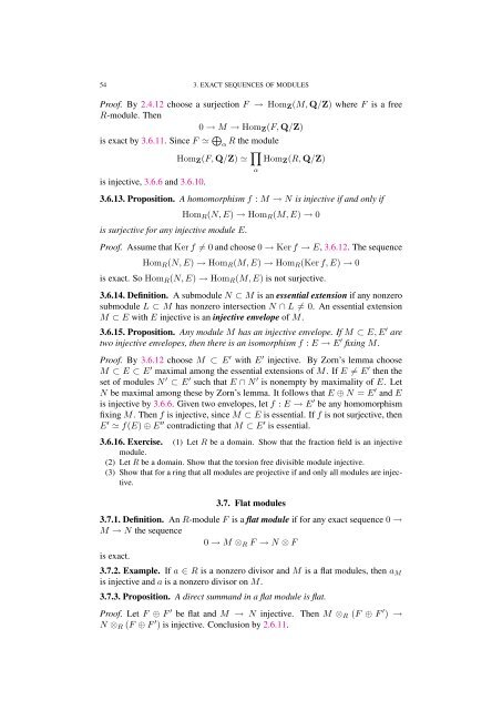 Commutative algebra - Department of Mathematical Sciences - old ...