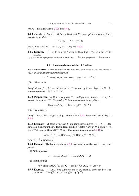 Commutative algebra - Department of Mathematical Sciences - old ...