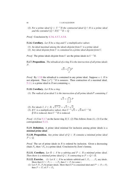 Commutative algebra - Department of Mathematical Sciences - old ...