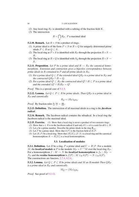 Commutative algebra - Department of Mathematical Sciences - old ...