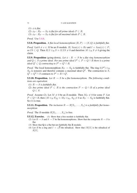 Commutative algebra - Department of Mathematical Sciences - old ...